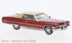 Brekina 18125 - H0 - Cadillac Coupé de Ville - rot/elfenbein